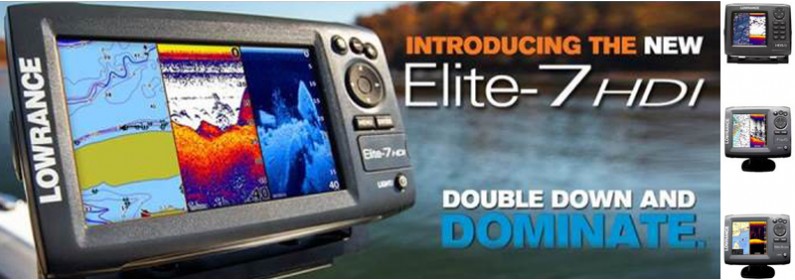 Lowrance Elite-7 HDI x-dcr